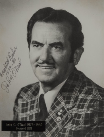 John C. O’Neal, Exalted Ruler 1979-80