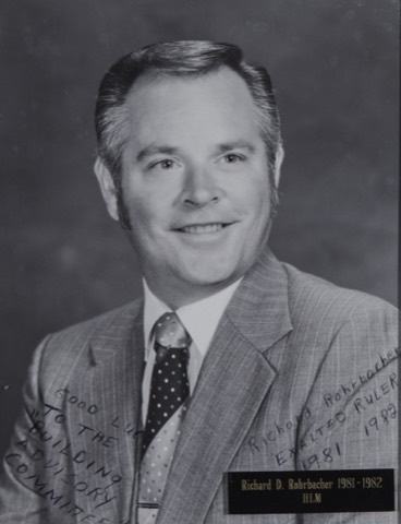 Rick Robrbacher, Exalted Ruler 1981-82