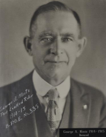 George Mintz, Exalted Ruler 1914-15