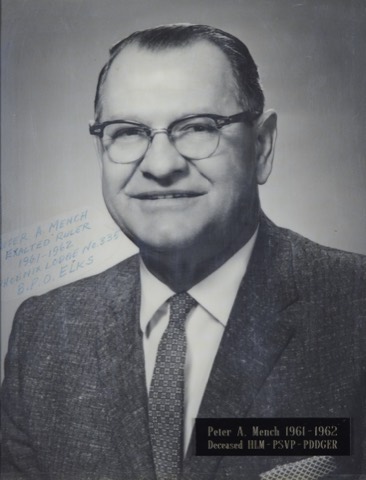 Peter A. Mench, Exalted Ruler 1961-62